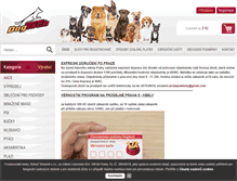 Tablet Screenshot of dogtech.cz